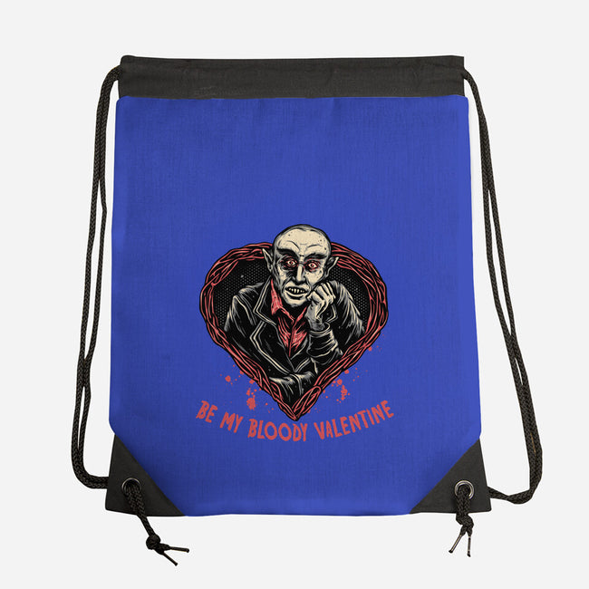 Be My Bloody Valentine-None-Drawstring-Bag-glitchygorilla
