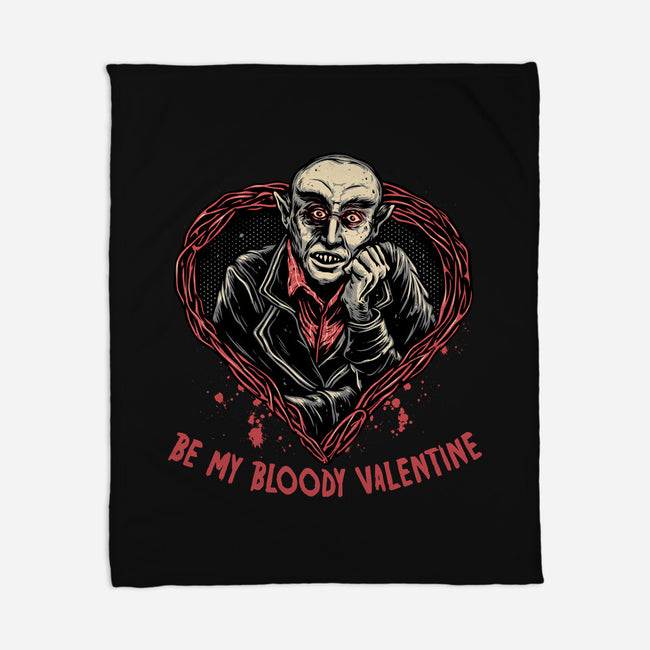 Be My Bloody Valentine-None-Fleece-Blanket-glitchygorilla