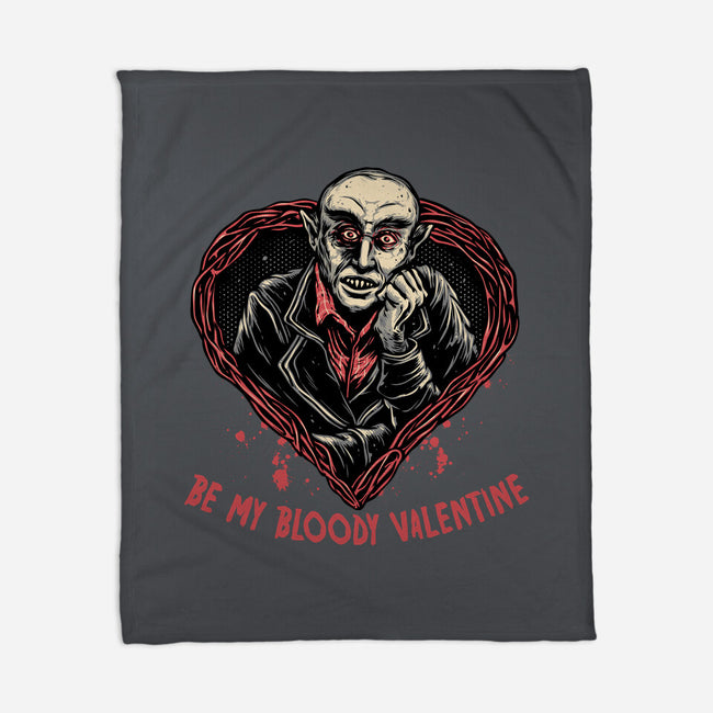 Be My Bloody Valentine-None-Fleece-Blanket-glitchygorilla