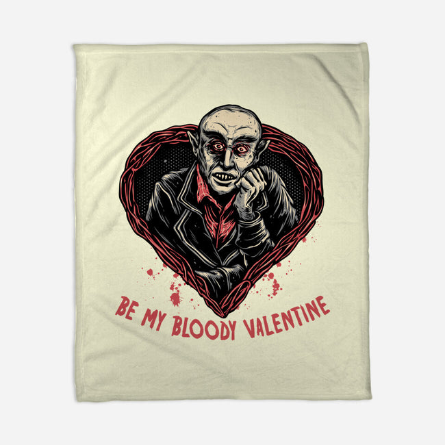 Be My Bloody Valentine-None-Fleece-Blanket-glitchygorilla