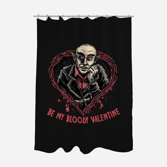 Be My Bloody Valentine-None-Polyester-Shower Curtain-glitchygorilla