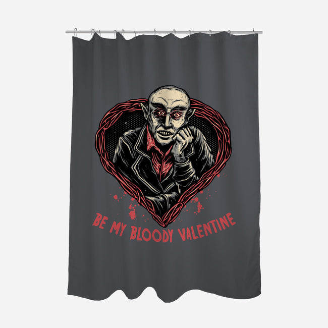 Be My Bloody Valentine-None-Polyester-Shower Curtain-glitchygorilla