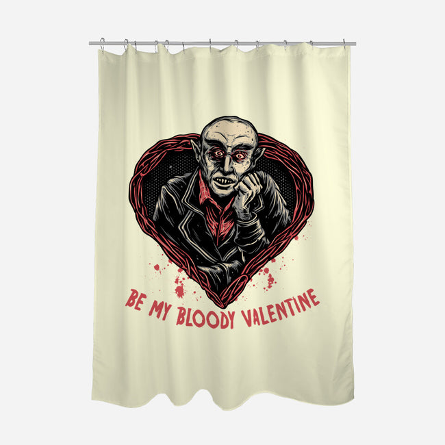 Be My Bloody Valentine-None-Polyester-Shower Curtain-glitchygorilla
