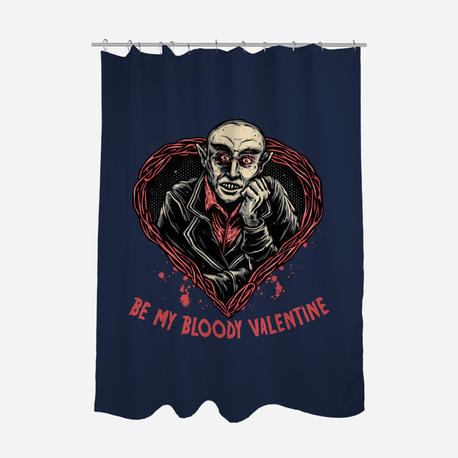Be My Bloody Valentine-None-Polyester-Shower Curtain-glitchygorilla