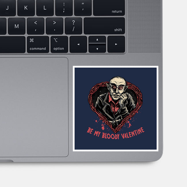 Be My Bloody Valentine-None-Glossy-Sticker-glitchygorilla