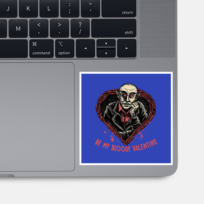 Be My Bloody Valentine-None-Glossy-Sticker-glitchygorilla