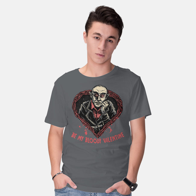 Be My Bloody Valentine-Mens-Basic-Tee-glitchygorilla
