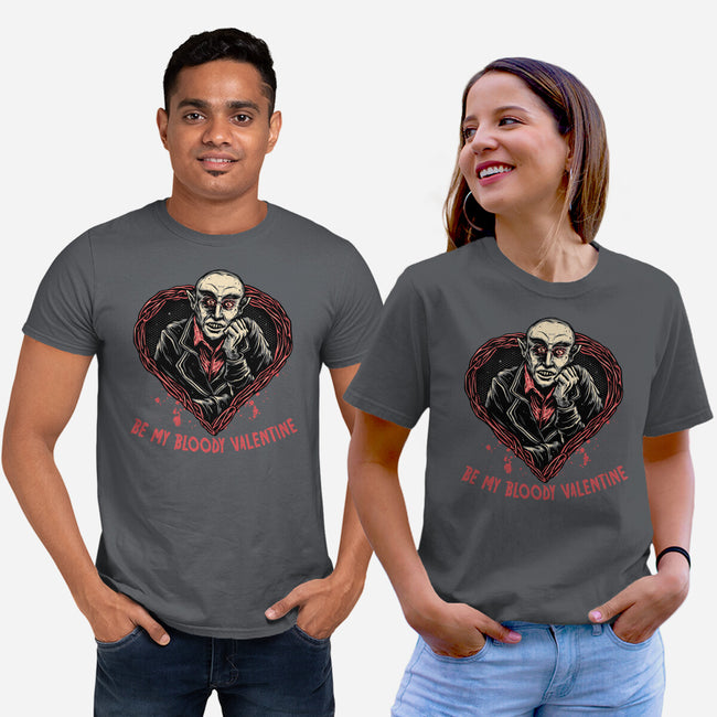 Be My Bloody Valentine-Unisex-Basic-Tee-glitchygorilla
