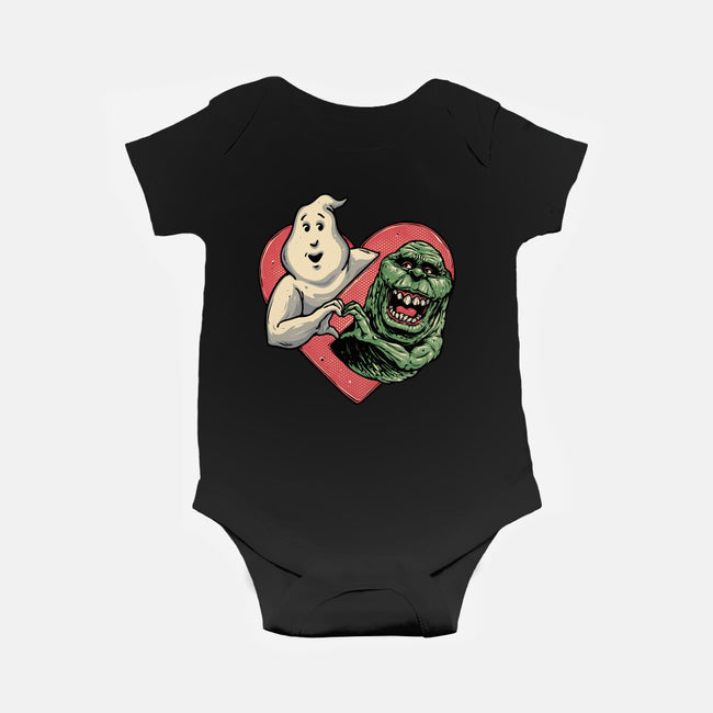 Ghoulish Love-Baby-Basic-Onesie-glitchygorilla