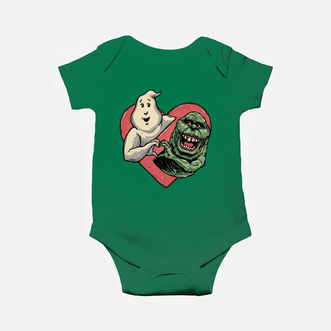 Ghoulish Love-Baby-Basic-Onesie-glitchygorilla