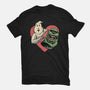 Ghoulish Love-Womens-Fitted-Tee-glitchygorilla