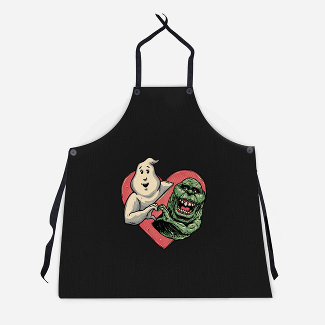 Ghoulish Love-Unisex-Kitchen-Apron-glitchygorilla