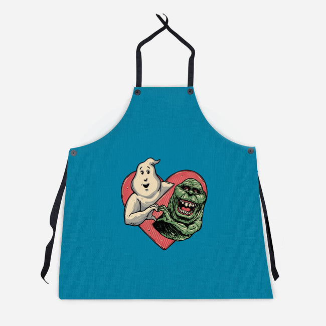 Ghoulish Love-Unisex-Kitchen-Apron-glitchygorilla
