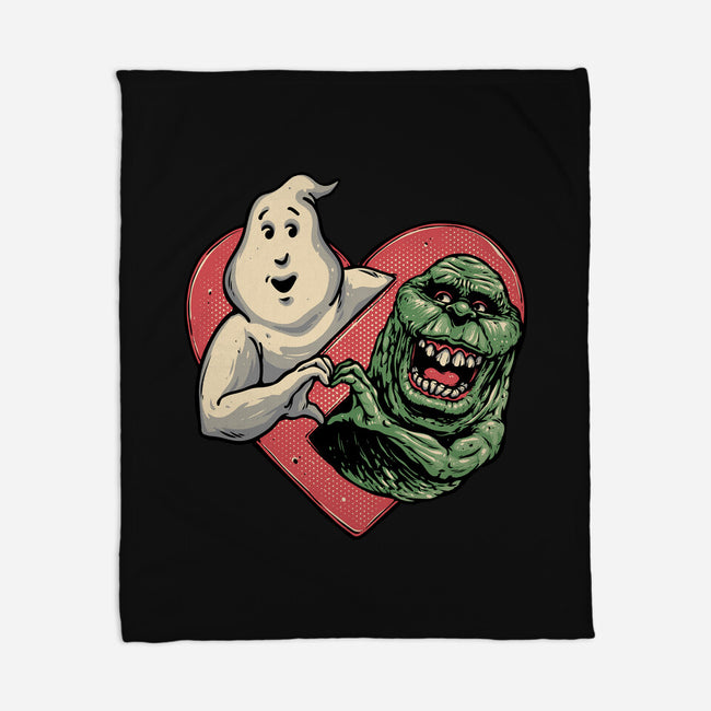Ghoulish Love-None-Fleece-Blanket-glitchygorilla