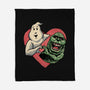 Ghoulish Love-None-Fleece-Blanket-glitchygorilla