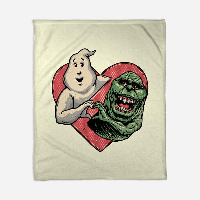 Ghoulish Love-None-Fleece-Blanket-glitchygorilla