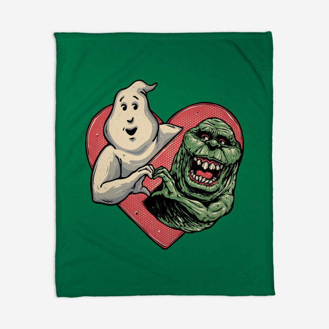 Ghoulish Love-None-Fleece-Blanket-glitchygorilla