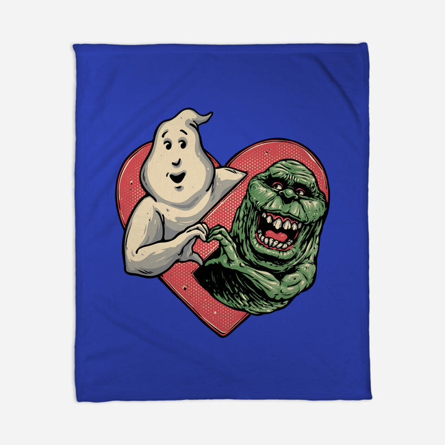 Ghoulish Love-None-Fleece-Blanket-glitchygorilla