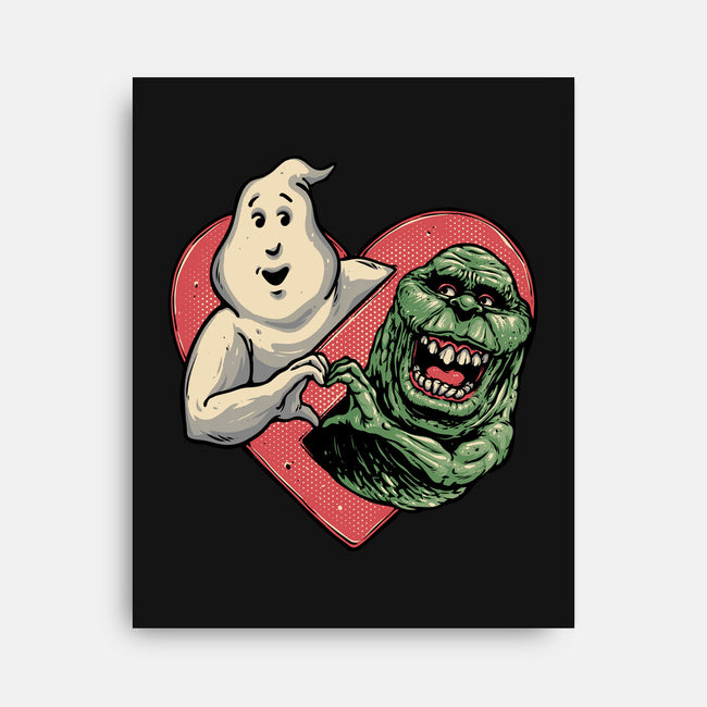 Ghoulish Love-None-Stretched-Canvas-glitchygorilla