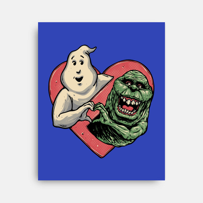 Ghoulish Love-None-Stretched-Canvas-glitchygorilla