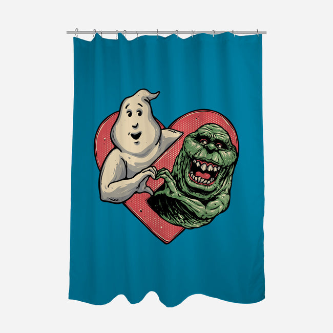Ghoulish Love-None-Polyester-Shower Curtain-glitchygorilla