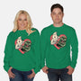 Ghoulish Love-Unisex-Crew Neck-Sweatshirt-glitchygorilla