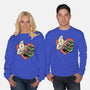 Ghoulish Love-Unisex-Crew Neck-Sweatshirt-glitchygorilla