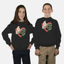 Ghoulish Love-Youth-Crew Neck-Sweatshirt-glitchygorilla