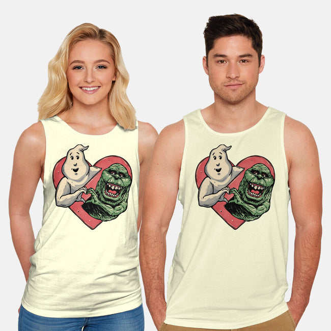 Ghoulish Love-Unisex-Basic-Tank-glitchygorilla
