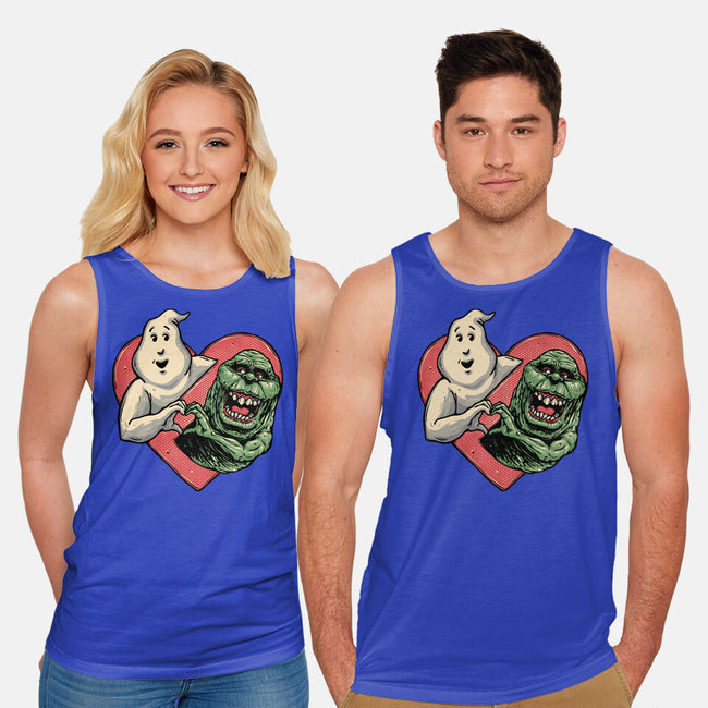 Ghoulish Love-Unisex-Basic-Tank-glitchygorilla