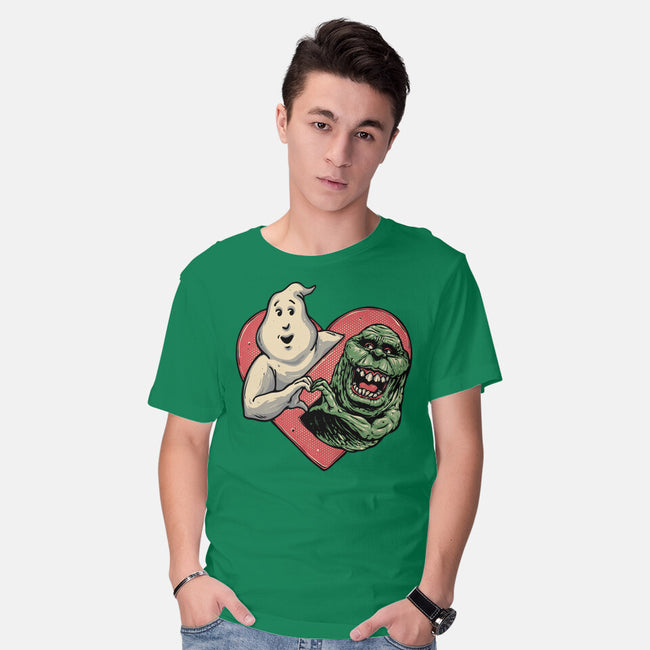 Ghoulish Love-Mens-Basic-Tee-glitchygorilla