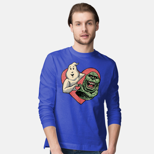 Ghoulish Love-Mens-Long Sleeved-Tee-glitchygorilla