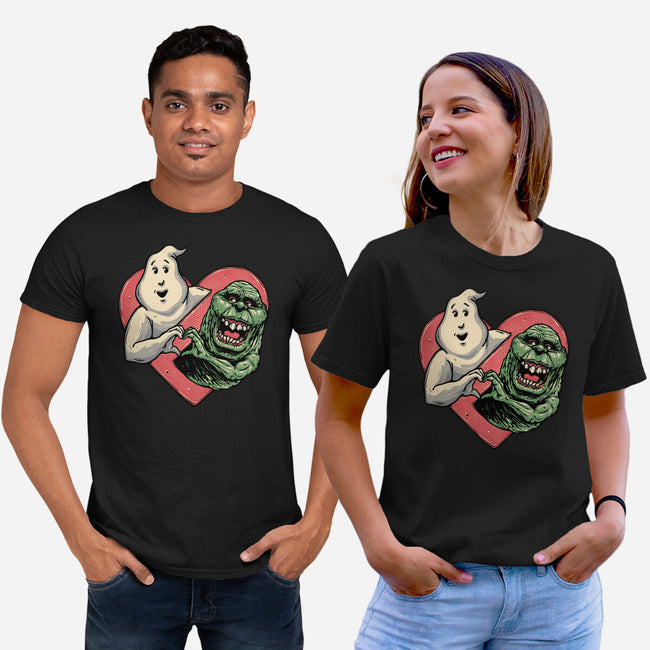Ghoulish Love-Unisex-Basic-Tee-glitchygorilla
