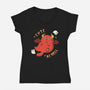 Cutie As Hell-Womens-V-Neck-Tee-Freecheese