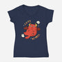 Cutie As Hell-Womens-V-Neck-Tee-Freecheese