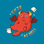 Cutie As Hell-Womens-Basic-Tee-Freecheese
