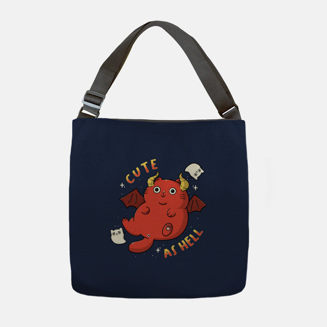 Cutie As Hell-None-Adjustable Tote-Bag-Freecheese