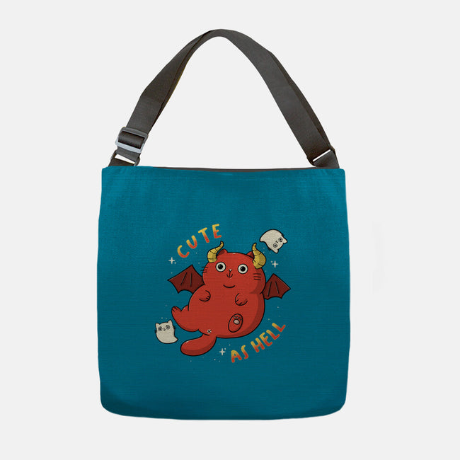 Cutie As Hell-None-Adjustable Tote-Bag-Freecheese