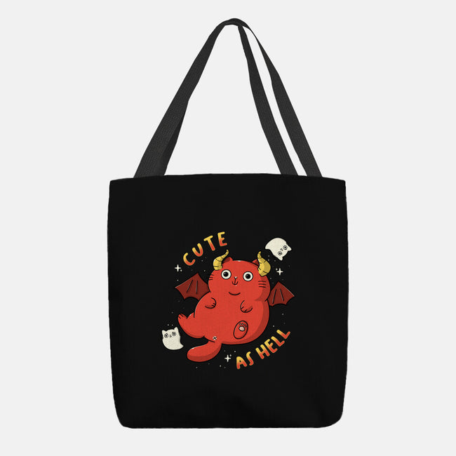 Cutie As Hell-None-Basic Tote-Bag-Freecheese