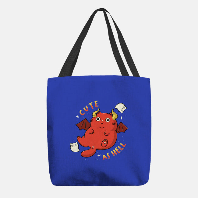 Cutie As Hell-None-Basic Tote-Bag-Freecheese