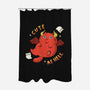 Cutie As Hell-None-Polyester-Shower Curtain-Freecheese