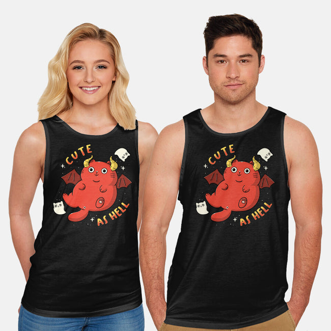Cutie As Hell-Unisex-Basic-Tank-Freecheese
