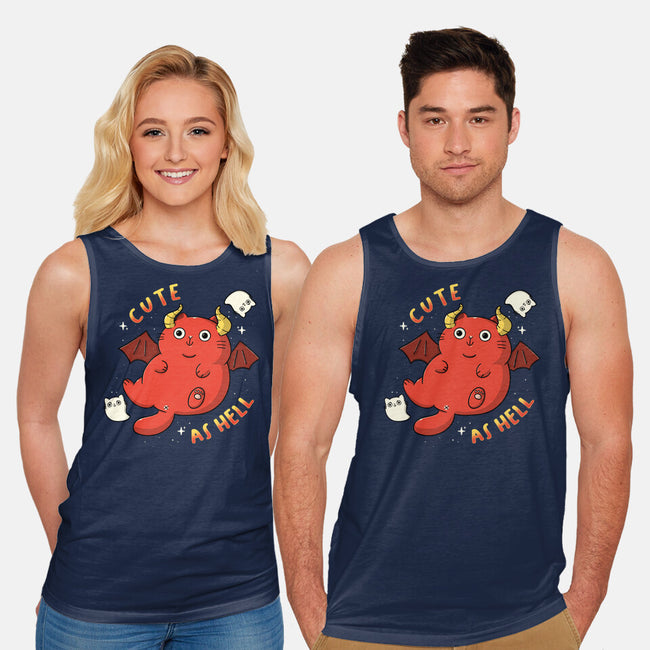 Cutie As Hell-Unisex-Basic-Tank-Freecheese