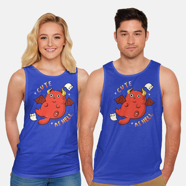 Cutie As Hell-Unisex-Basic-Tank-Freecheese