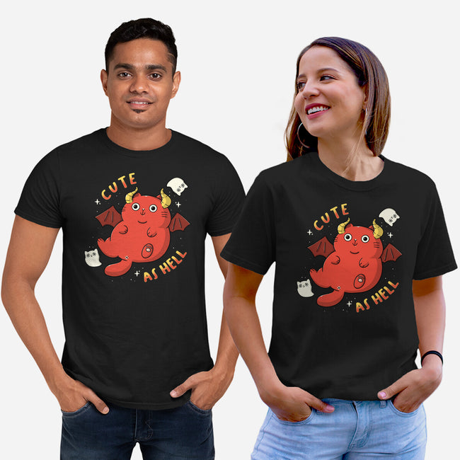 Cutie As Hell-Unisex-Basic-Tee-Freecheese