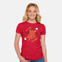 Cutie As Hell-Womens-Fitted-Tee-Freecheese
