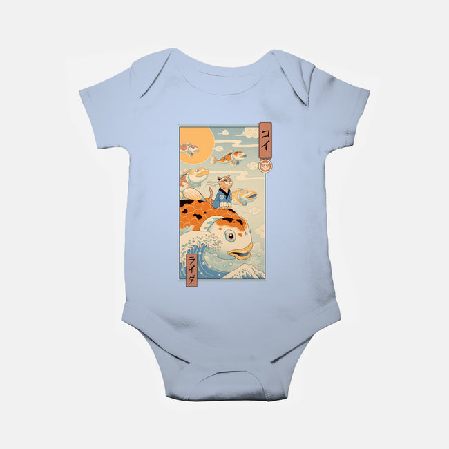 Flying Carp Rider-Baby-Basic-Onesie-vp021