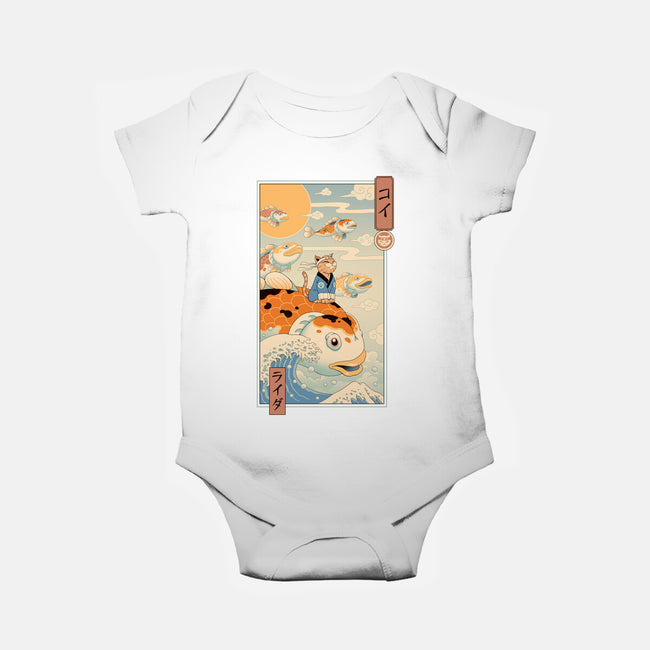 Flying Carp Rider-Baby-Basic-Onesie-vp021