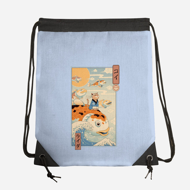 Flying Carp Rider-None-Drawstring-Bag-vp021