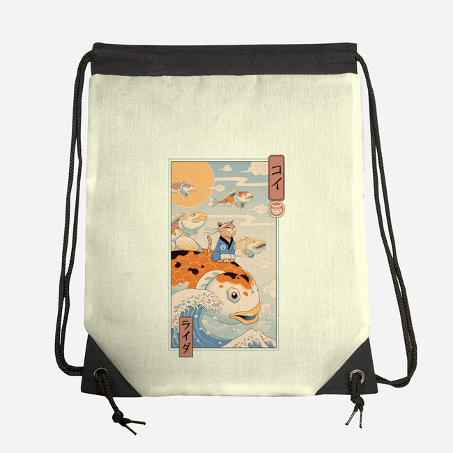 Flying Carp Rider-None-Drawstring-Bag-vp021